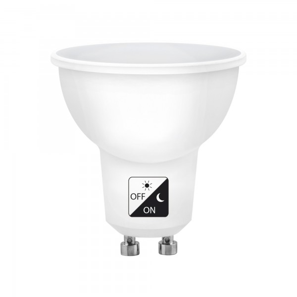 Bomb.led dicroica sens.crepusc.5w.n